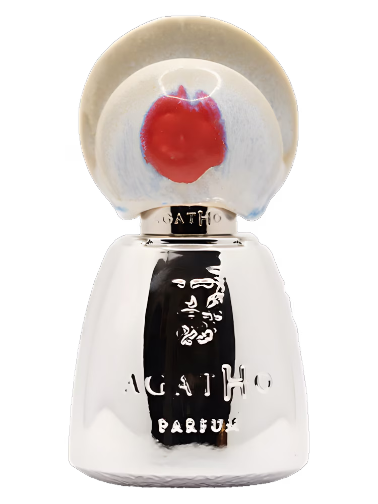 Agatho 195 a.C. perfumy niszowe w luksusowym flakonie, zielono-aromatyczna kompozycja z nutami liścia figi, granatu, bergamotki, mięty, figi, kardamonu, jaśminu, czarnej herbaty, kadzidła i cedru.