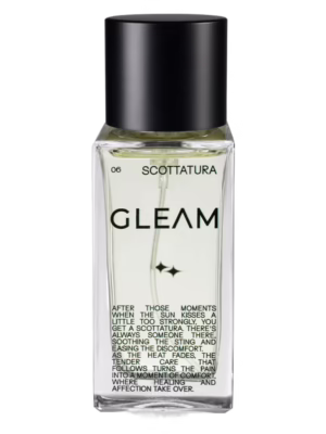 Gleam Scottatura perfumy niszowe extrait de parfum w eleganckim flakonie, aromatyczno-wodna kompozycja z nutami chili, aloesu, zielonej herbaty, nagietka i nut wodnych.