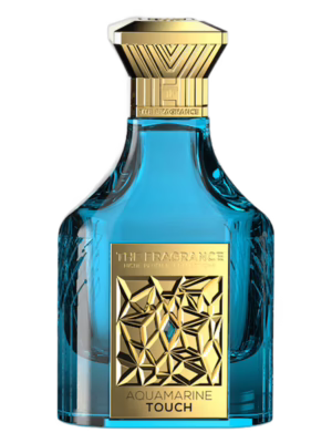 The Fragrance Aquamarine Touch perfumy niszowe w eleganckim flakonie, orientalno-drzewna kompozycja z nutami bergamotki, cassis, różowego pieprzu, szafranu, oudu, ambry i skóry.