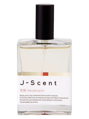 J-Scent Hanamachi perfumy niszowe eau de parfum w eleganckim flakonie, pudrowo-kwiatowa kompozycja z nutami cytryny, bergamotki, ylang-ylang, róży, irysa, wanilii i oudu.