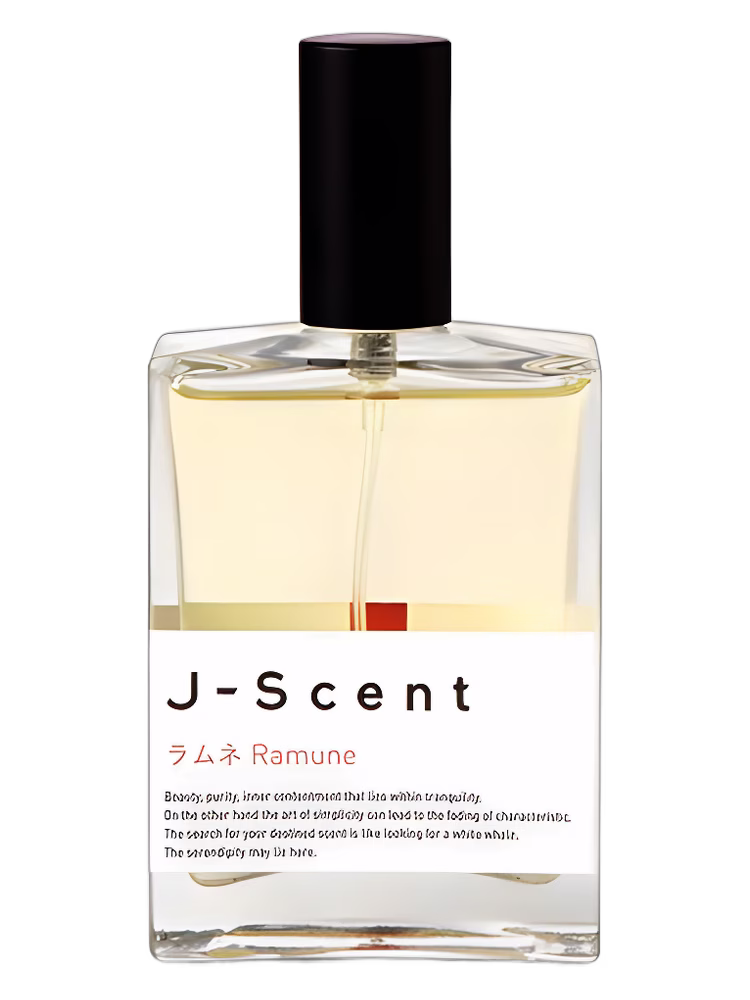 J-Scent Ramune Japanese Soda perfumy niszowe eau de parfum w eleganckim flakonie, świeża kompozycja z nutami aldehydów, cytryny, mięty, maliny, róży, magnolii, piżma i wanilii.