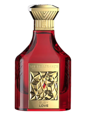 The Fragrance Ruby Love perfumy niszowe extrait de parfum w eleganckim flakonie, gourmandowa kompozycja z nutami karmelu, miodu, mleka, jaśminu, tuberozy, wanilii i tonki.